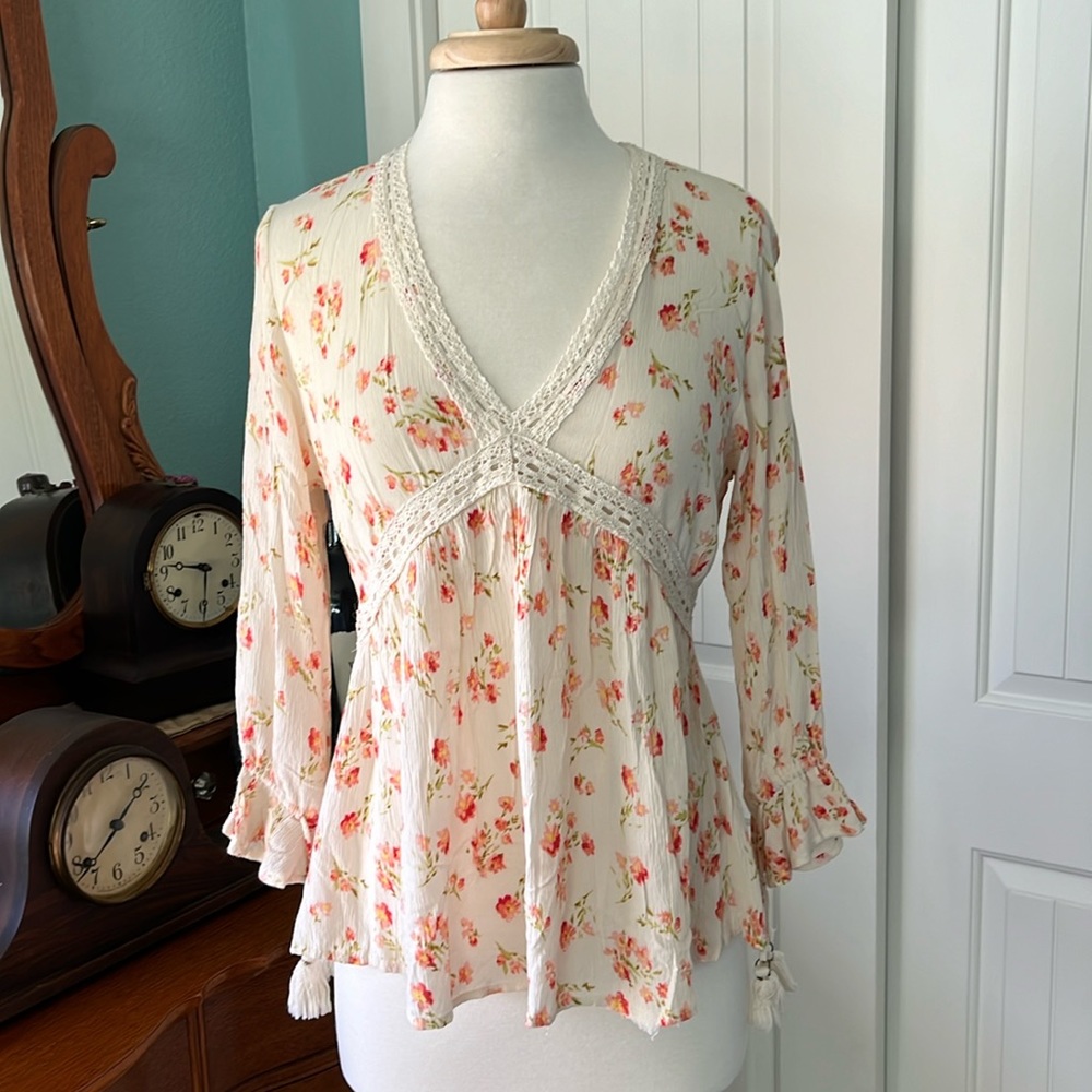 Large floral top